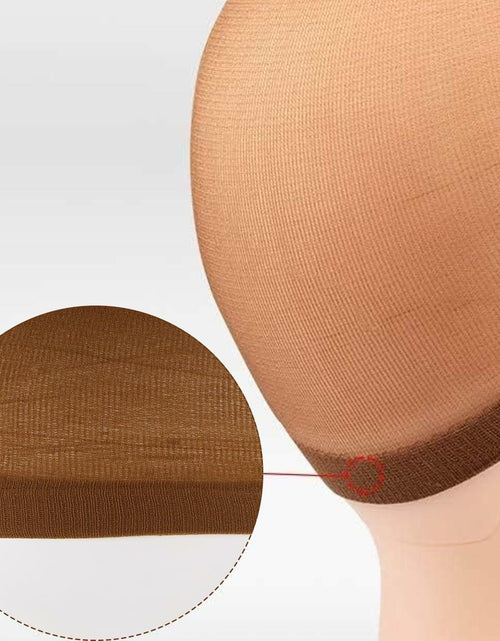 Load image into Gallery viewer, Arcjunys 8Pcs Nylon Stretchy Wig Caps for Women Lace Front Wigs Skin Brown
