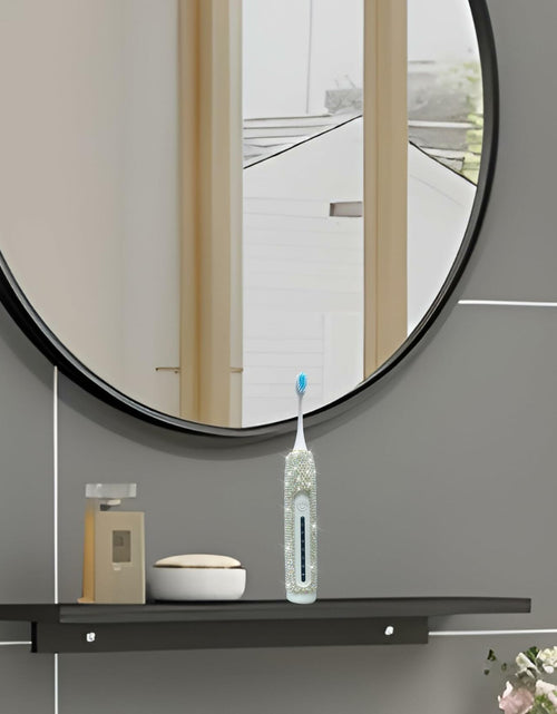Load image into Gallery viewer, VFUIFRYI Electric Toothbrush Silver Bling 3 Heads 6 Modes Portable
