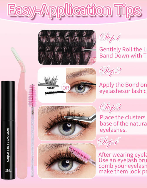 Load image into Gallery viewer, Anforlin Eyelash Extension Kit 280pcs Thick Volume D Curl 14-22mm Black
