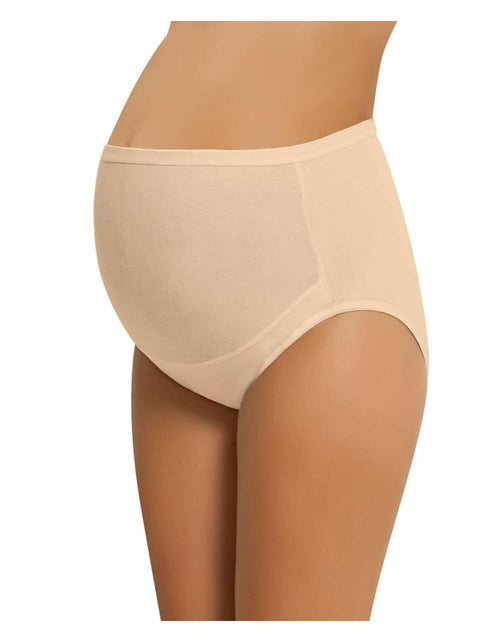 Load image into Gallery viewer, NBB Lingerie Women's Adjustable Maternity Panties High Cut Cotton Navy 3 Pack M
