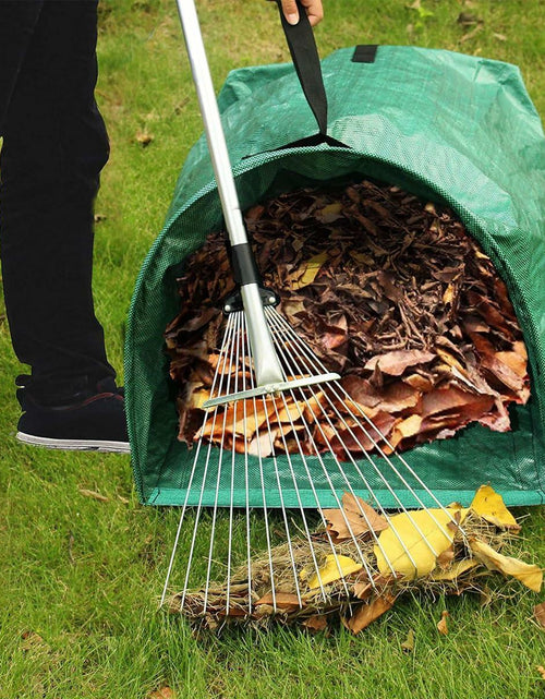 Load image into Gallery viewer, Sheporse 2-Pack 53 Gallon Reusable Garden Bags Green Yard Waste Polyethylene
