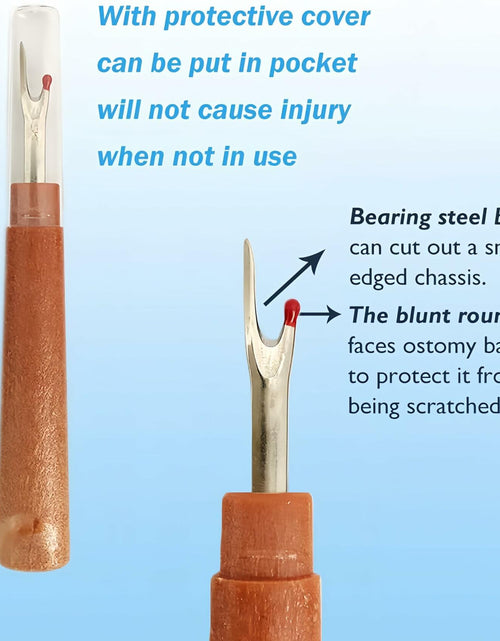 Load image into Gallery viewer, FOTN 2PCS Ostomy Bag Scissor 5inch Blunt Tip Nursing Cutter Orange
