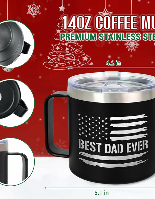 Load image into Gallery viewer, AXIARA 14oz Maroon Stainless Steel Insulated Coffee Mug Retirement Gift
