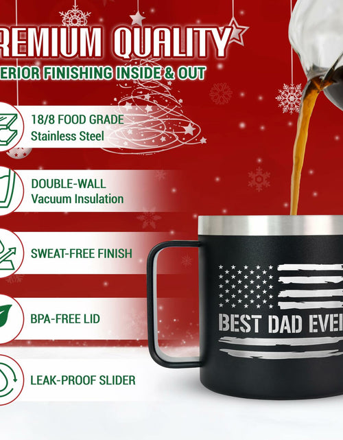 Load image into Gallery viewer, AXIARA 14oz Maroon Stainless Steel Insulated Coffee Mug Retirement Gift
