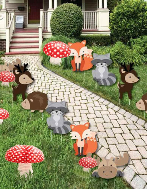Load image into Gallery viewer, Lotus Mann 6PCS 14" Red Mushroom Lanterns Fairy Tale Party Decor
