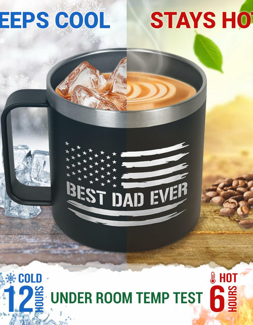 Load image into Gallery viewer, AXIARA 14oz Maroon Stainless Steel Insulated Coffee Mug Retirement Gift
