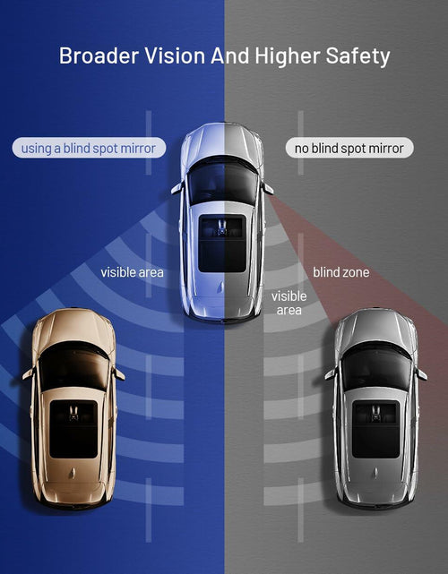 Load image into Gallery viewer, WildAuto Blind Spot Mirrors 2 Pack Round Frameless HD Glass Black 2"
