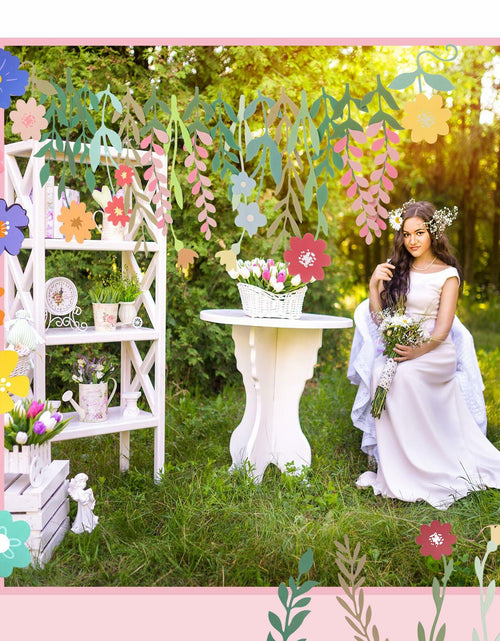 Load image into Gallery viewer, Epakh 8.2ft Colorful Wildflower Daisy Paper Garland Banner Spring Summer
