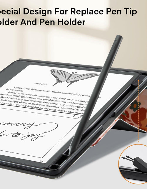 Load image into Gallery viewer, CoBak PU Leather Tablet Case 10.2in 2022/2024 Auto Sleep Wake Pen Holder Orange
