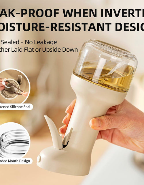 Load image into Gallery viewer, MDZF SWEET HOME Oil Sprayer 280ml Glass Olive Oil Dispenser White
