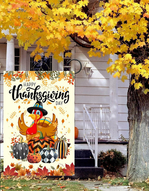 Load image into Gallery viewer, 4SEASONS POD Holiday Garden Flags Set of 3 12x18 Double Sided Halloween Xmas
