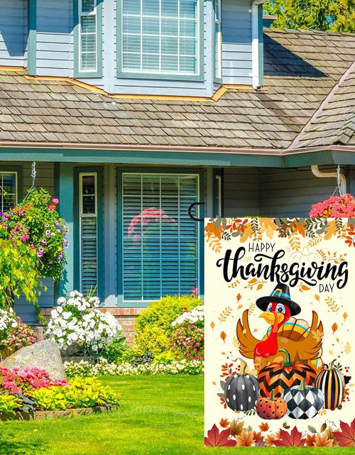 Load image into Gallery viewer, 4SEASONS POD Holiday Garden Flags Set of 3 12x18 Double Sided Halloween Xmas

