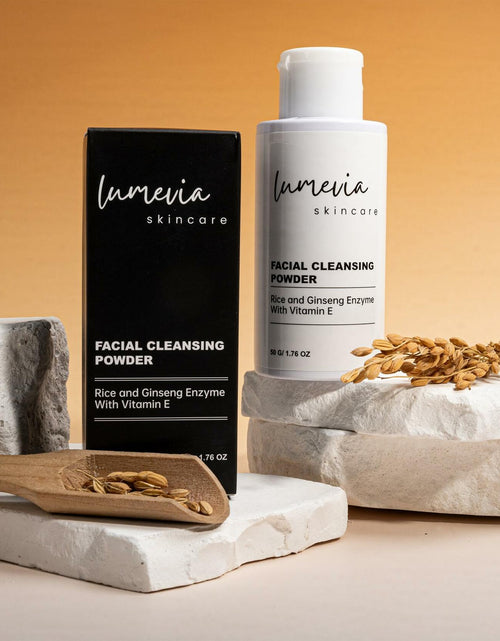 Load image into Gallery viewer, Lumevia Skincare Rice &amp; Ginseng Enzyme Powder Facial Cleanser Vitamin E 50g
