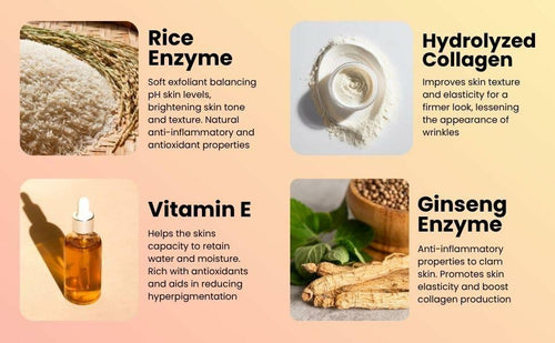 Load image into Gallery viewer, Lumevia Skincare Rice &amp; Ginseng Enzyme Powder Facial Cleanser Vitamin E 50g

