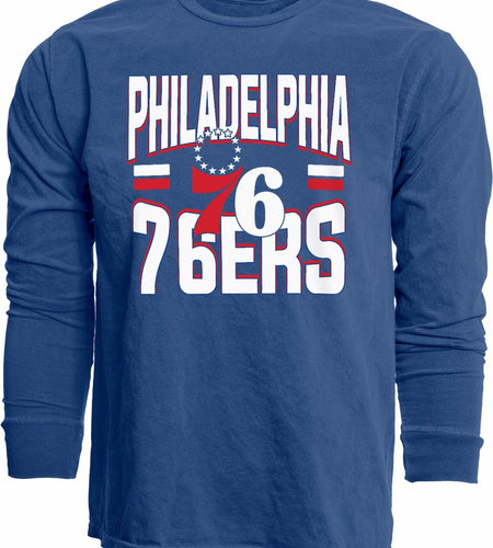 Philadelphia 76ers NBA Officially Licensed Long Sleeve T-Shirt Team Color Size S