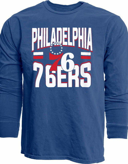 Load image into Gallery viewer, Philadelphia 76ers NBA Officially Licensed Long Sleeve T-Shirt Team Color Size S
