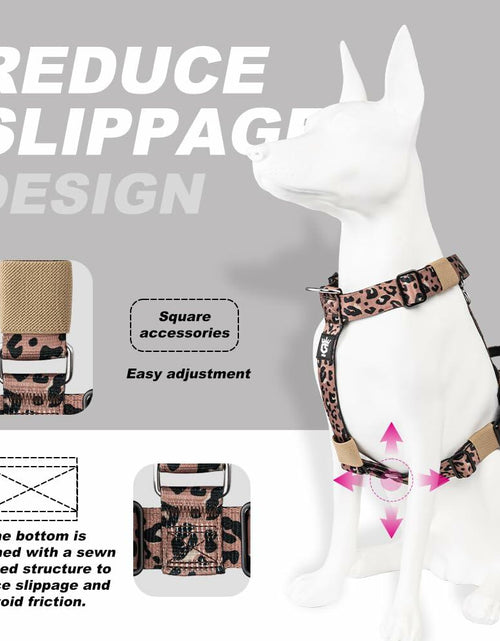 Load image into Gallery viewer, TSPRO Heavy Duty Tactical Dog Harness Adjustable Soft Handle Purple Size L
