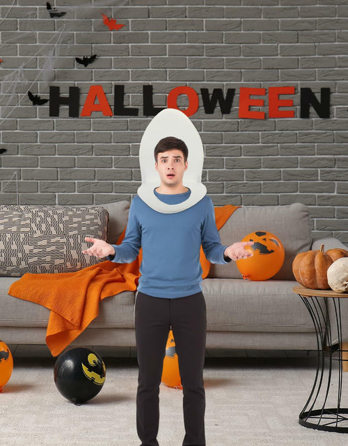 Load image into Gallery viewer, Yahenda Halloween Toilet Cosplay Costume Pullover Sponge Seat Cover White
