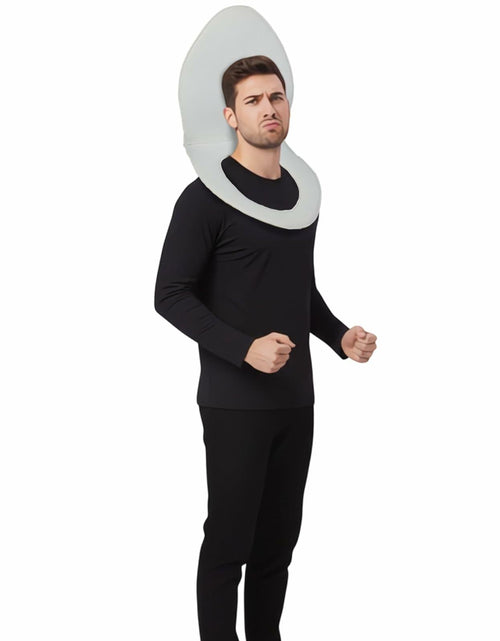 Load image into Gallery viewer, Yahenda Halloween Toilet Cosplay Costume Pullover Sponge Seat Cover White
