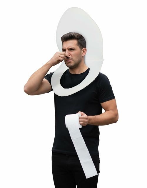 Load image into Gallery viewer, Yahenda Halloween Toilet Cosplay Costume Pullover Sponge Seat Cover White
