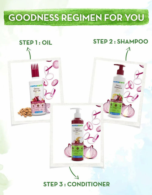 Load image into Gallery viewer, Mamaearth Onion Hair Oil Anti Hair Loss with Redensyl 150ml
