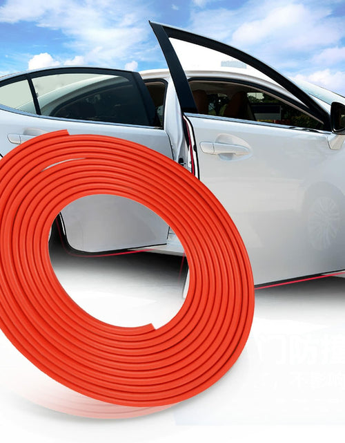 Load image into Gallery viewer, Car Door Protector Edge Guards 16FT Universal Rubber Seal U Shape Trim Red
