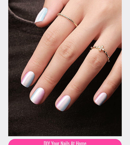 Nelikoo Semi Cured Gel Nail Strips 30 pcs Wonderland 2 Weeks Lasting