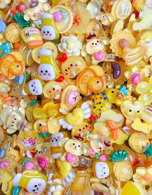 Load image into Gallery viewer, COOSLIM 10pcs Resin Slime Charms Mixed Candy Sweets Flatback Beads Set
