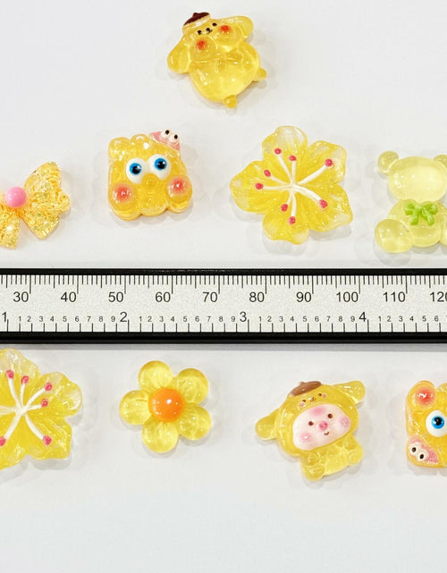 Load image into Gallery viewer, COOSLIM 10pcs Resin Slime Charms Mixed Candy Sweets Flatback Beads Set

