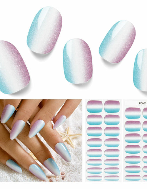 Load image into Gallery viewer, Nelikoo Semi Cured Gel Nail Strips 30 pcs Wonderland 2 Weeks Lasting

