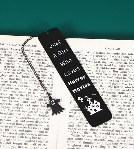 FOOZDEEVAAQ Gothic Halloween Alloy Steel Bookmarks Dark Color Teens Women