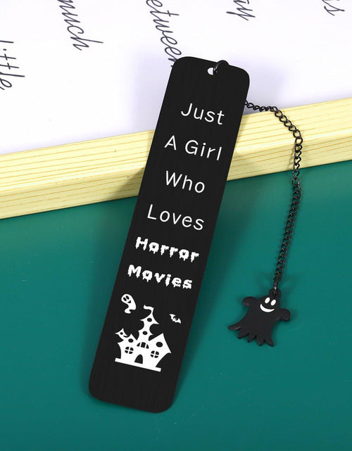 Load image into Gallery viewer, FOOZDEEVAAQ Gothic Halloween Alloy Steel Bookmarks Dark Color Teens Women
