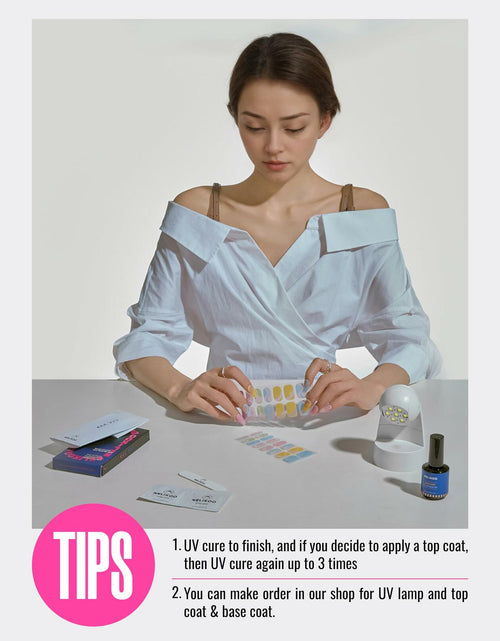 Load image into Gallery viewer, Nelikoo Semi Cured Gel Nail Strips 30 pcs Wonderland 2 Weeks Lasting
