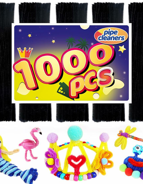 Load image into Gallery viewer, Pipe Cleaners Red Glitter 1000 Count Craft Supplies Art &amp; Crafts Stems
