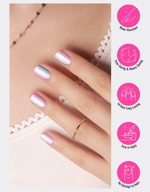 Load image into Gallery viewer, Nelikoo Semi Cured Gel Nail Strips 30 pcs Wonderland 2 Weeks Lasting
