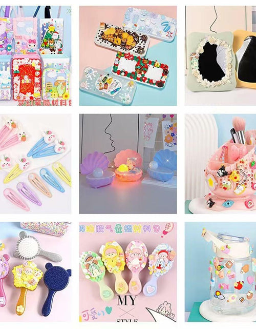 Load image into Gallery viewer, COOSLIM 10pcs Resin Slime Charms Mixed Candy Sweets Flatback Beads Set
