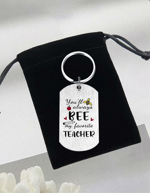Load image into Gallery viewer, Alotozo Teacher Appreciation Laser Engraved Keychain Bulk Thank You Gifts Small
