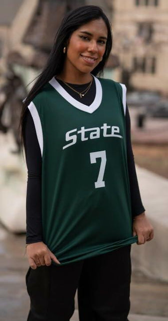 Load image into Gallery viewer, Genuine Collective Michigan State Spartans Women's Basketball Green Large
