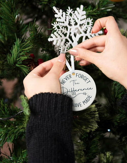 Load image into Gallery viewer, TinhCD Store Thank You Nurse Gift Ceramic Christmas Ornament Elegant
