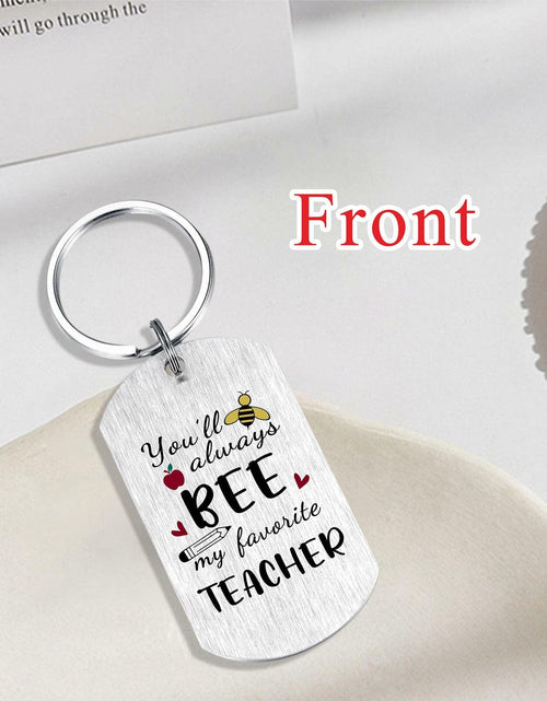 Load image into Gallery viewer, Alotozo Teacher Appreciation Laser Engraved Keychain Bulk Thank You Gifts Small

