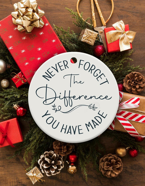 Load image into Gallery viewer, TinhCD Store Thank You Nurse Gift Ceramic Christmas Ornament Elegant
