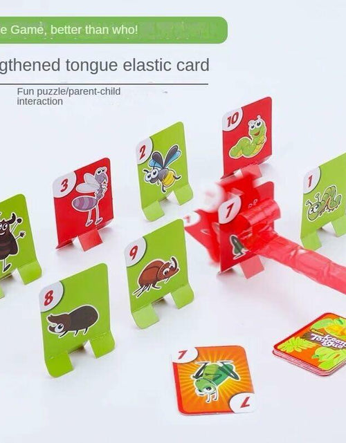 Load image into Gallery viewer, XSDY Frog Tongue Game Blowing Air Insect Cardboard Multiplayer Double Pack
