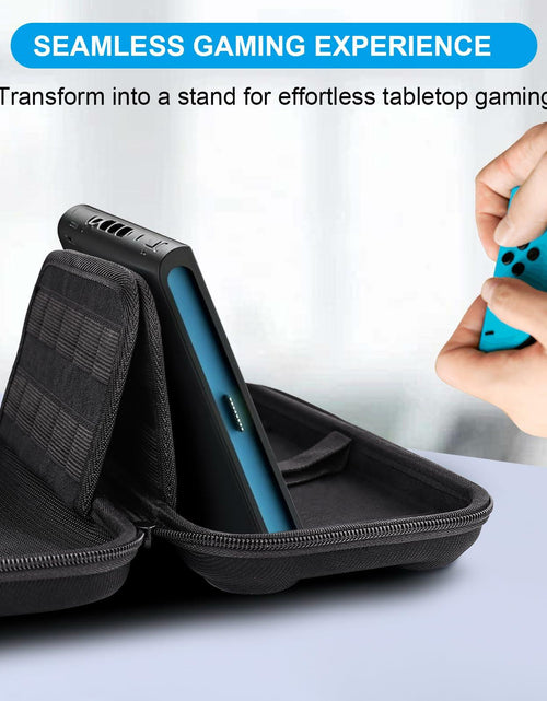Load image into Gallery viewer, Turquvix Slim Hard Carrying Case for Nintendo Switch 2 Model 2025 Black EVA
