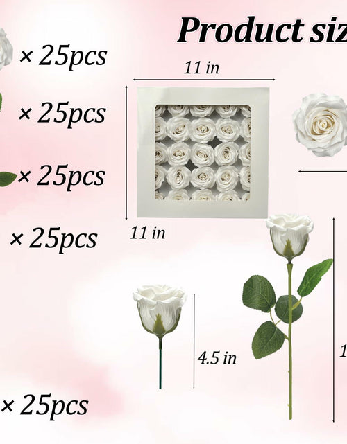 Load image into Gallery viewer, EIGHTOWN DIY Artificial Flowers Indoor 25 Pieces Pink Soap Material
