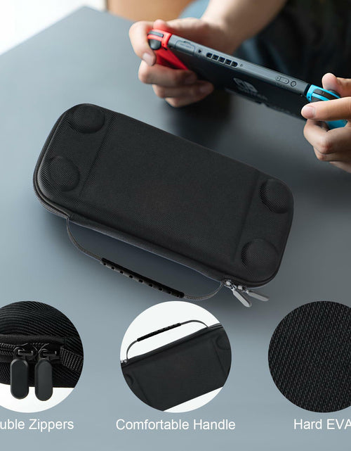 Load image into Gallery viewer, Turquvix Slim Hard Carrying Case for Nintendo Switch 2 Model 2025 Black EVA
