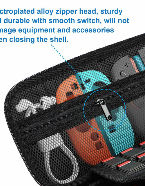 Load image into Gallery viewer, Turquvix Slim Hard Carrying Case for Nintendo Switch 2 Model 2025 Black EVA
