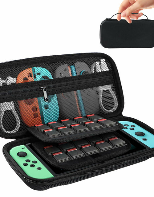 Load image into Gallery viewer, Turquvix Slim Hard Carrying Case for Nintendo Switch 2 Model 2025 Black EVA
