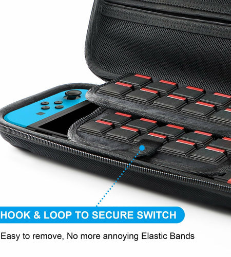 Turquvix Slim Hard Carrying Case for Nintendo Switch 2 Model 2025 Black EVA