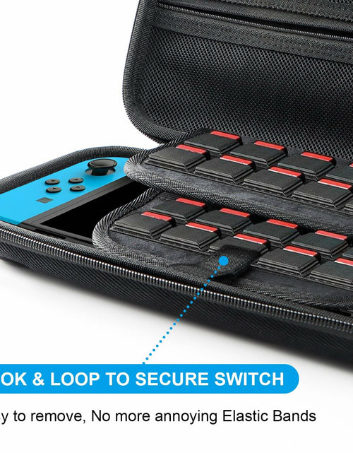 Load image into Gallery viewer, Turquvix Slim Hard Carrying Case for Nintendo Switch 2 Model 2025 Black EVA
