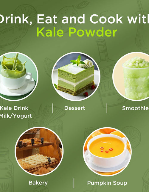 Load image into Gallery viewer, Hudetex Kale Powder 100% Pure Green Juice 12oz Vegan Dietary Fiber
